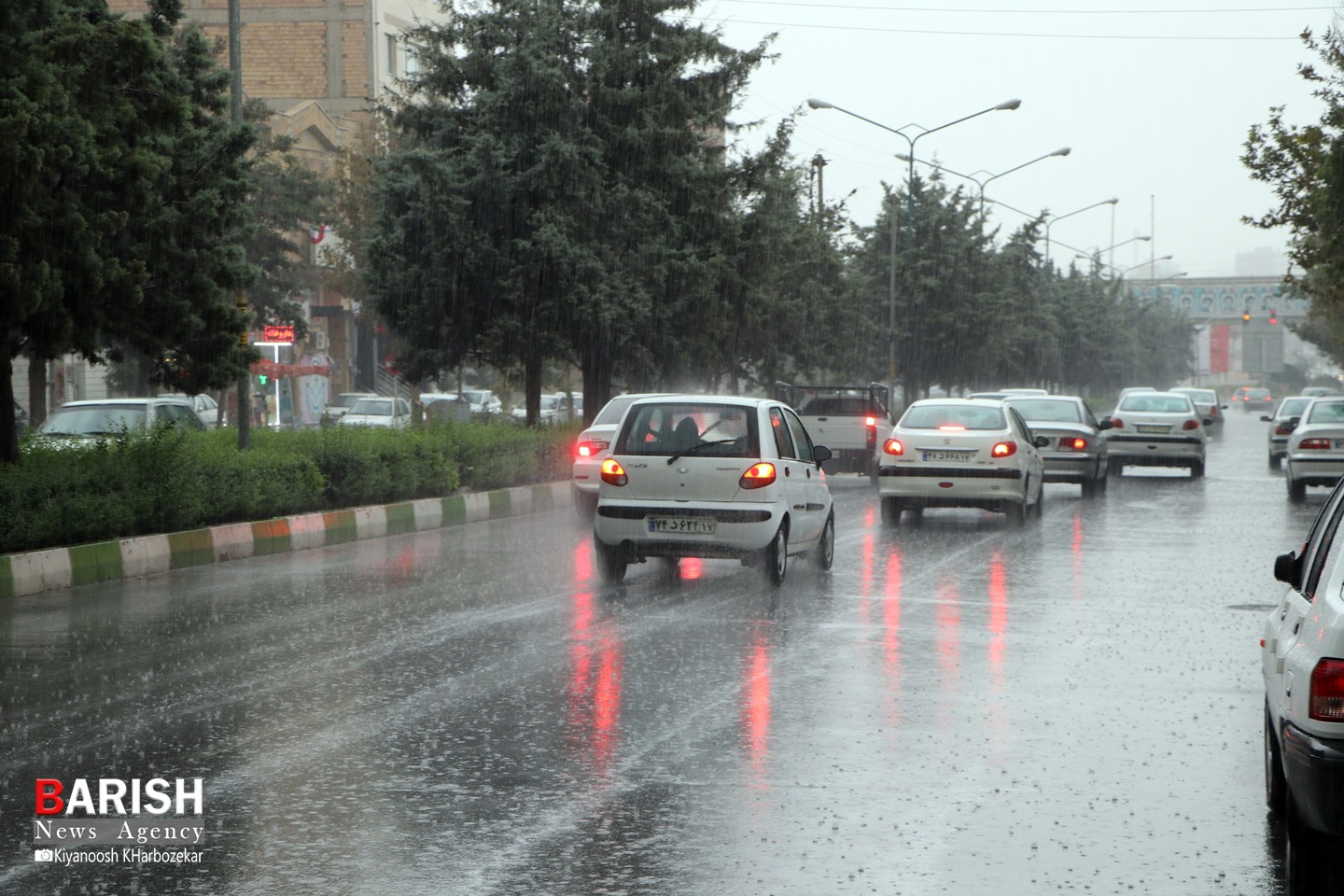 بارش شدید باران در ارومیه