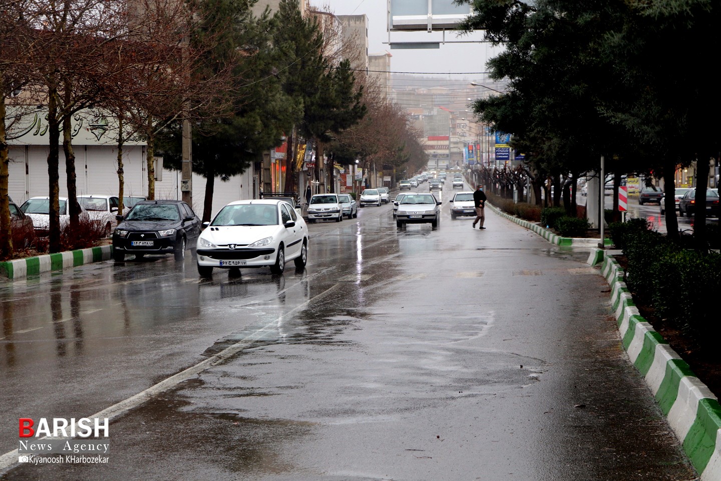 بارش شدید باران و آبگرفتگی معابر شهری