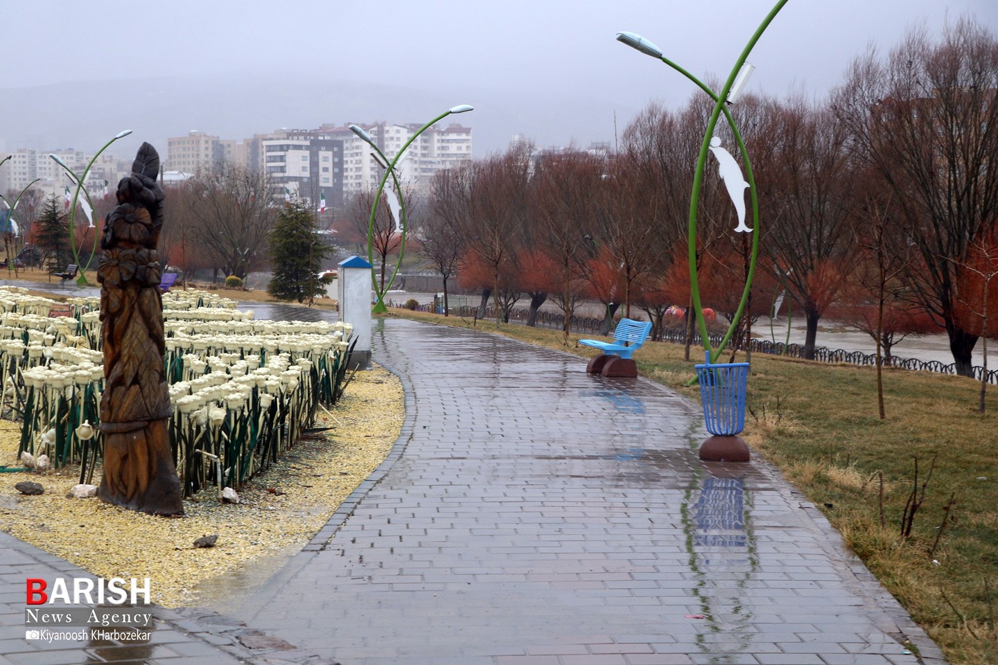 بارش شدید باران و آبگرفتگی معابر شهری