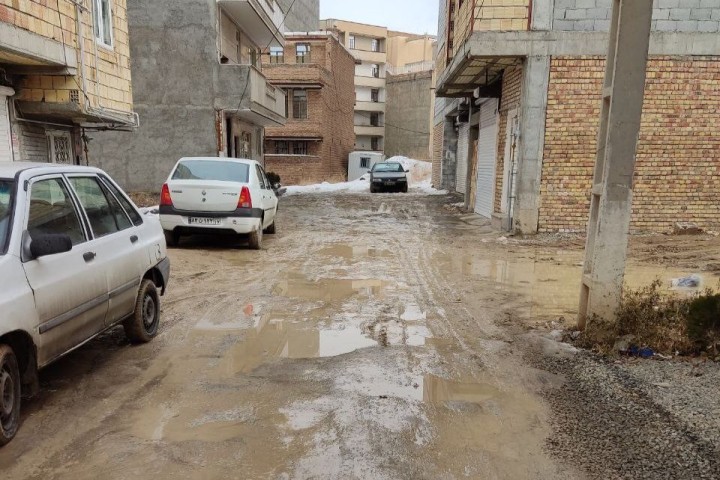 کوچههای خاکی در ارومیه، بیانگر ضعف مدیریت شهری