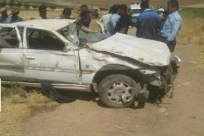 یک کشته بر اثر واژگونی خودرو در بوکان یک کشته بر اثر واژگونی خودرو در بوکان