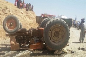 واژگونی تراکتور در روستای ترکاشه بوکان جان دو کودک را گرفت+عکس واژگونی تراکتور در روستای ترکاشه بوکان جان دو کودک را گرفت+عکس
