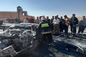 تصادف پنج خودرو در محور بوکان - سقز، ۲ فوتی برجا گذاشت تصادف پنج خودرو در محور بوکان - سقز، ۲ فوتی برجا گذاشت